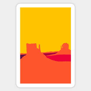 Monument Valley Mitten Buttes Sticker